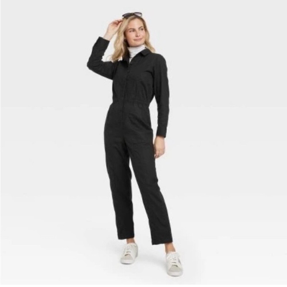 Universal Thread Coverall Jumpsuit Boilersuit Bla… - image 1